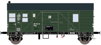 Exact-Train EX23647 - H0 - Gedeckter Güterwagen Pwgs44 ABC Raster, DR, Ep. III